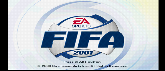 FIFA 2001 - Major League Soccer Title Screen